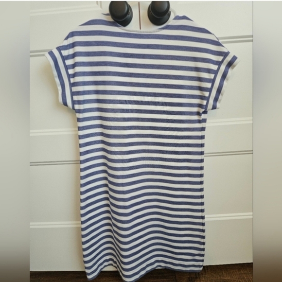 Vineyard Vines Navy and White Striped Mini Dress - Picture 5 of 6